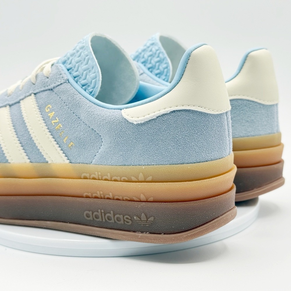 Adidas Gazelle Bold Clear Sky Cream W Size 7.5 Womens Platform Shoes JQ7776, NIB - Picture 2 of 9